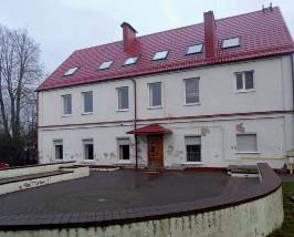 Birzai metodistikirik, tagantvaade