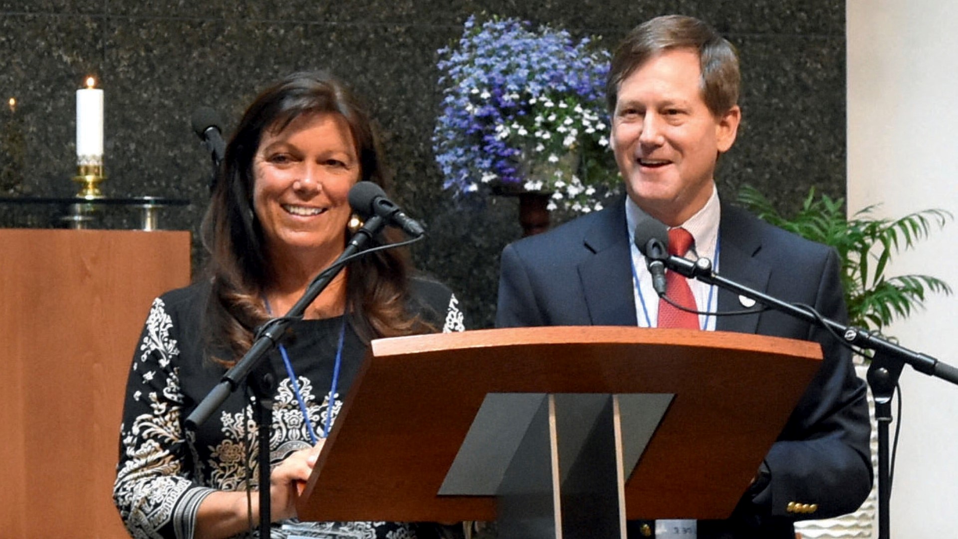 Joy and Wes Griffin in BMTS 25 Conference