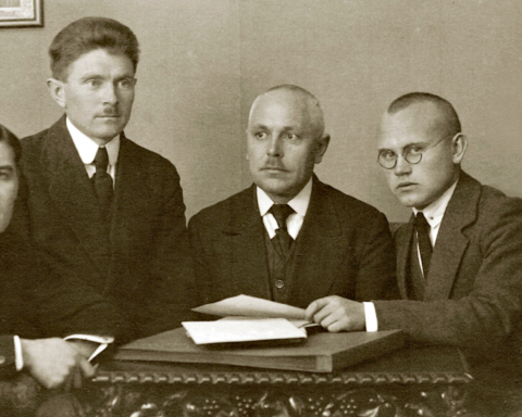 A. Kuum, J. Puskay, M. Krüger, Alfred Tõns ja Voldemar Ojasson