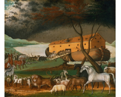 Edward Hicks. Noah's Ark. 1846.