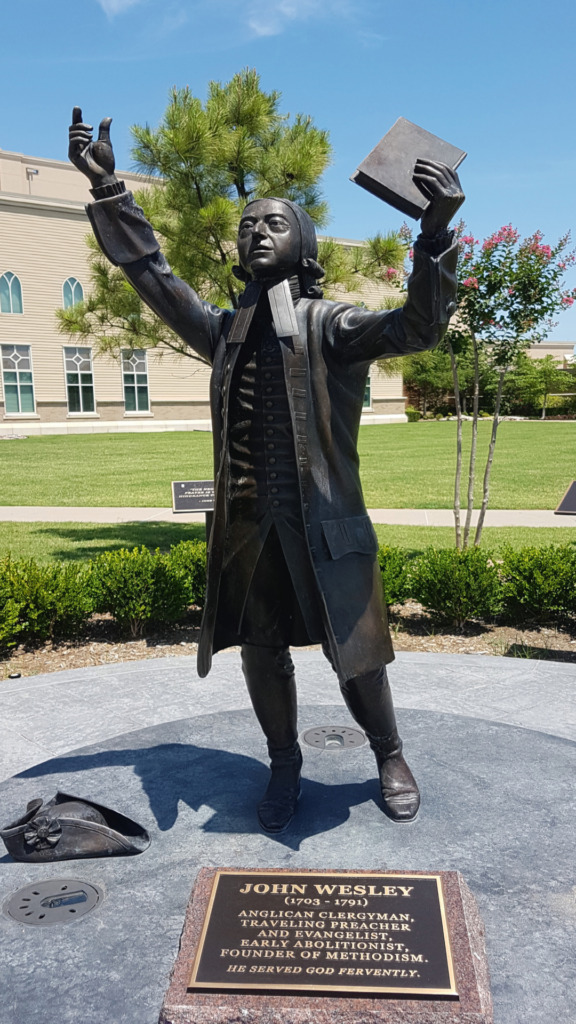 John Wesley kuju Asbury kiriku juures. Tulsa, Oklahoma. Foto: Robert Tšerenkov
