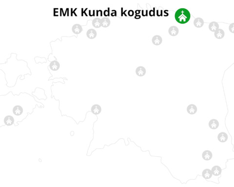 emk kunda kogudus kaartil